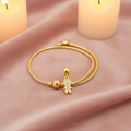Girl Bracelet & Bracelet - Pink Velvet