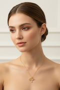 Tree Necklace on Model